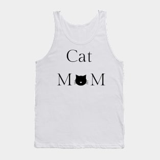 cat mom logo Tank Top